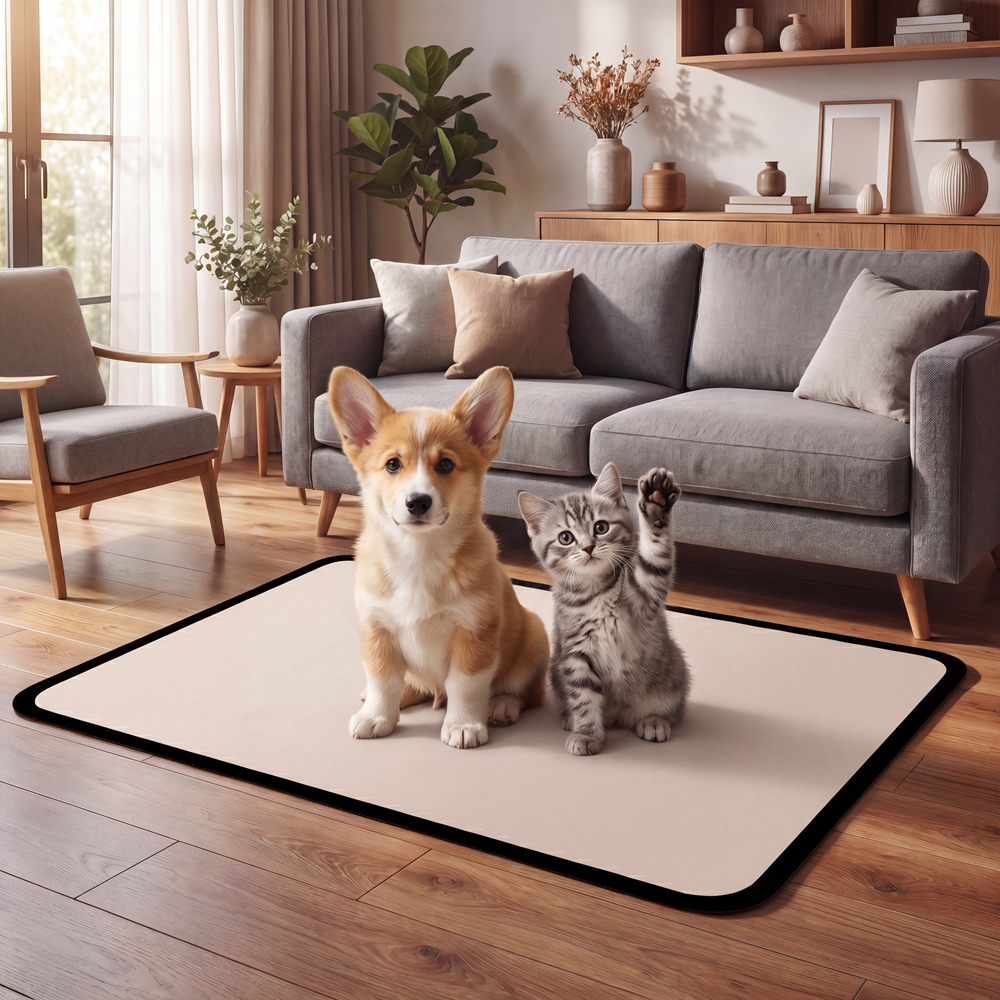 Tapete Higiênico Lavável, reutilizável, lavável, durável.