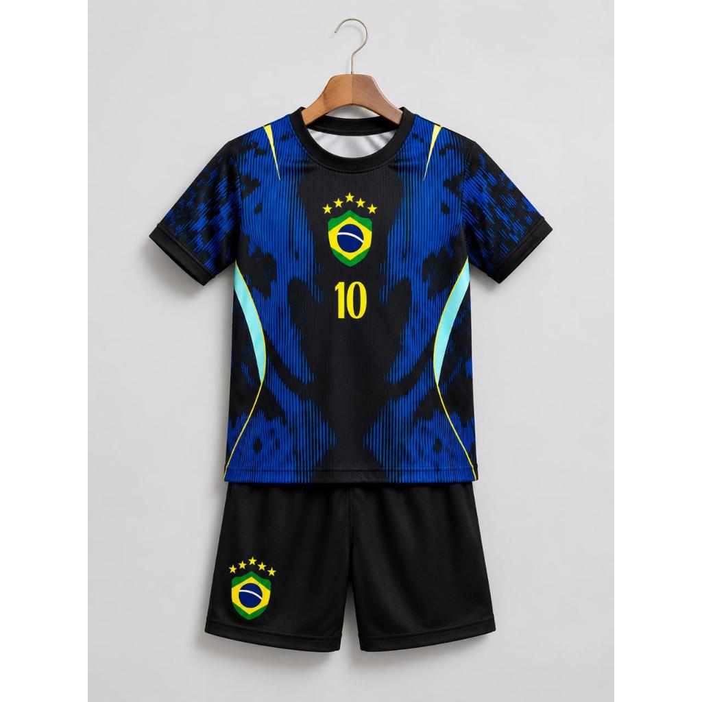 Novo Uniforme Infantil Brasil Azul 2026/27 Seleção Brasileira