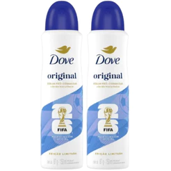 Kit 2 Unidades Desodorante Aerossol Dove Original Tradicional 150ml