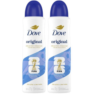 Kit 2 Unidades Desodorante Aerossol Dove Original Tradicional 150ml