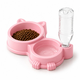 Comedouro Duplo Anti Formiga Pet Bebedouro automático suporte para Garrafa cachorro gato …