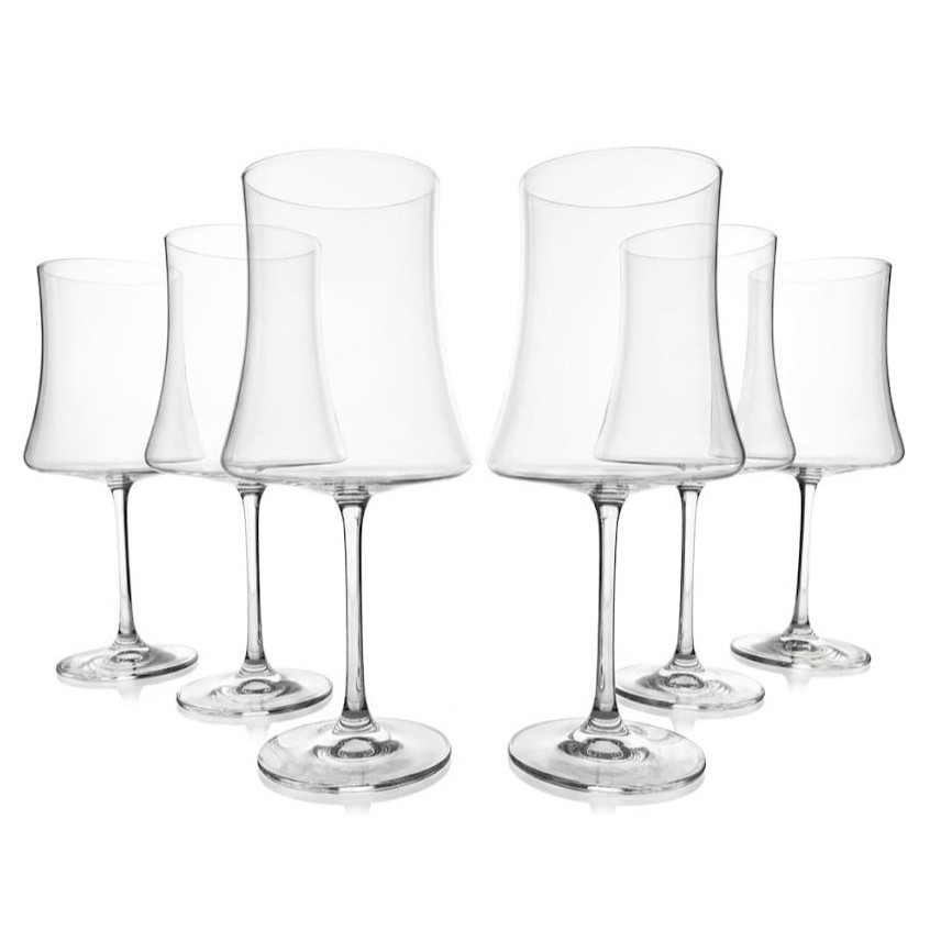 Jogo Taças Cristal Vinho 460 ml Bohemia 06 Unid - Com Caixa