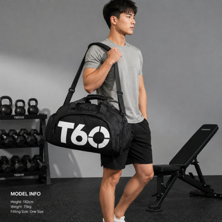 Bolsa Mala Academia Viagem Imagem Impermeável T60 Original Fitness Transversal Casual Mas…