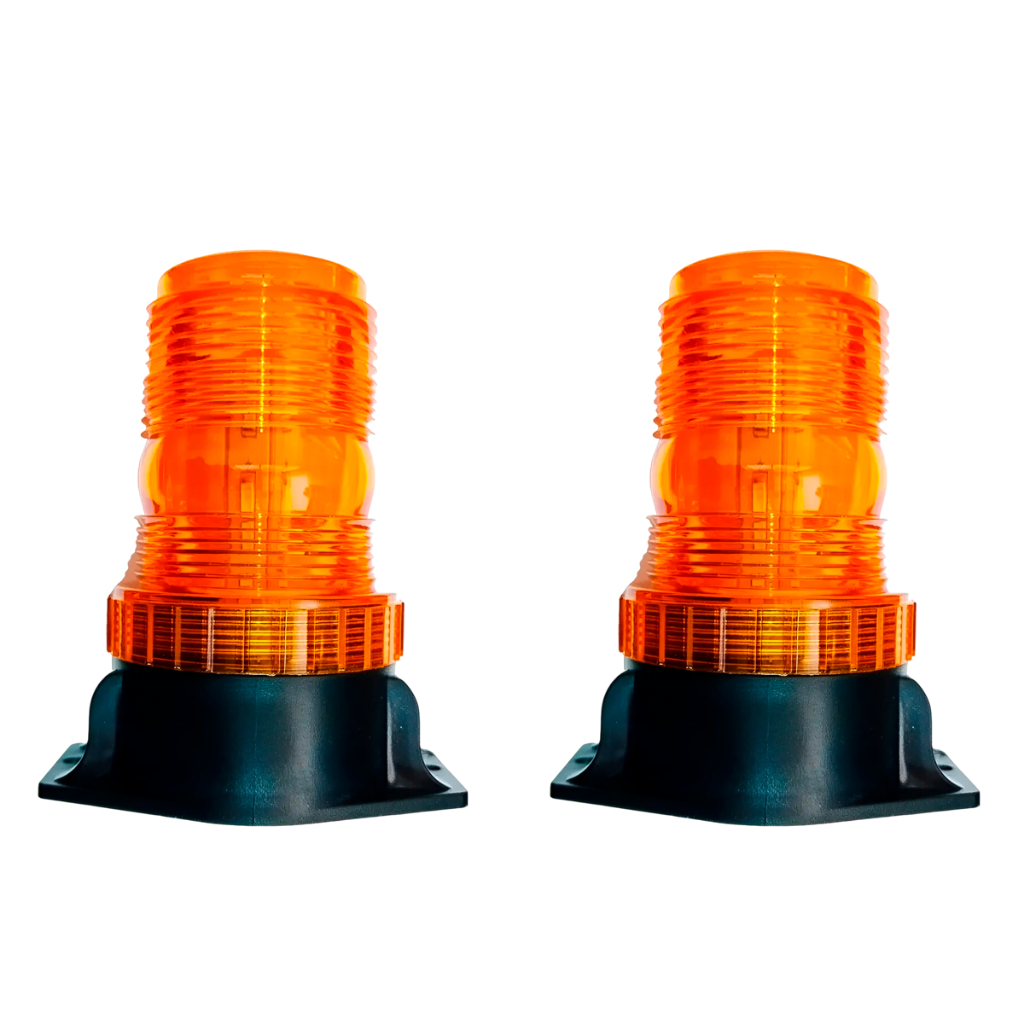 Giroflex Triple Flash 18 Leds IP65 Bivolt Caminhão Trator Escavadeira Implemento Automovel Ônibus Mo