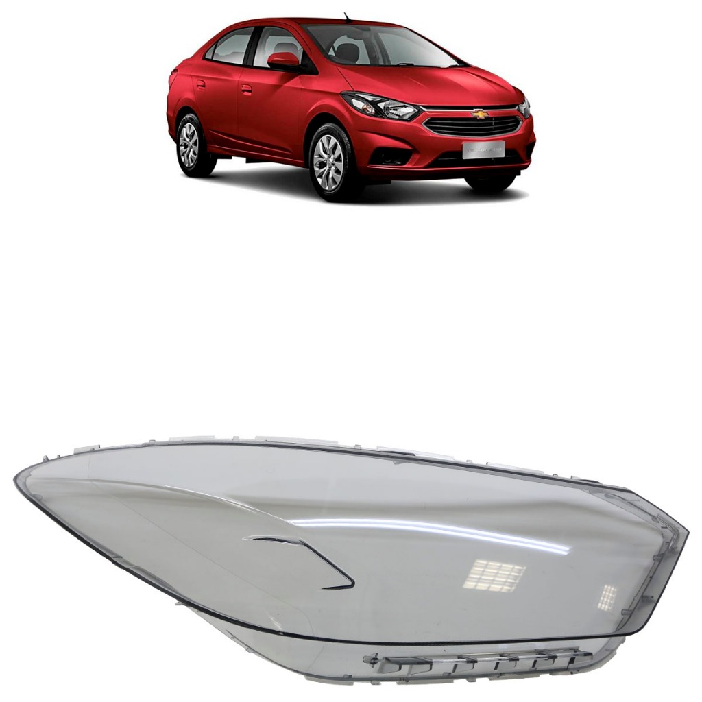 Lente Farol Principal Prisma Lt Ltz 2017 2018 2019 Fumê Lente Lisa Acrilico