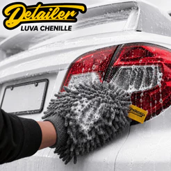 Luva De Microfibra Chenille Tentáculos Lavagem Automotiva