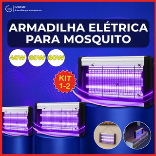 Armadilha Elétrica para Mosquito 40W 60W 80W Mata Insetos Luminária Led com Suporte para …