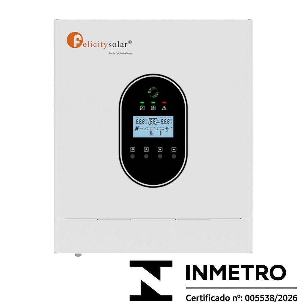 Inversor Solar Hibrido 2000w 24v 120v Mppt60a Felicity Solar