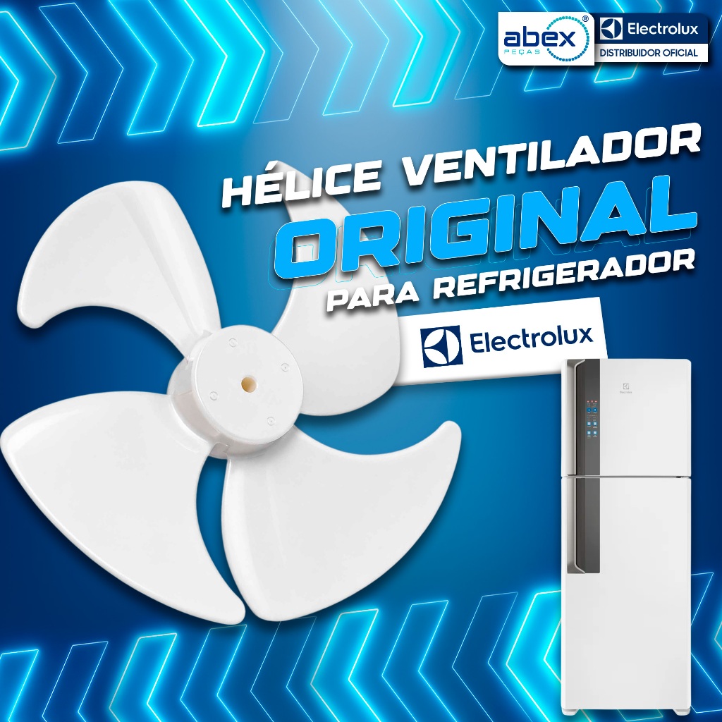 Hélice Do Motoventilador Para Refrigerador Electrolux TF55 TF56 DF56 811699603 41040835 Original