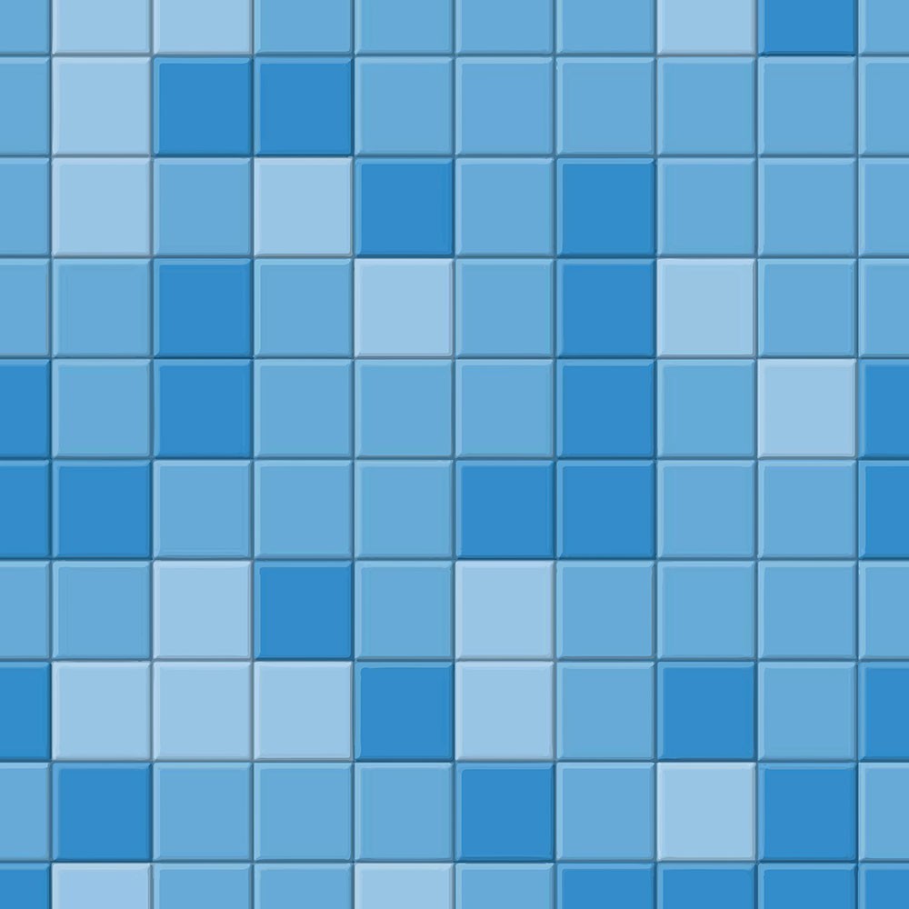 Azulejo Adesivo Lavável Azulejo Pastilha Azul Para Cozinha 5 Metros