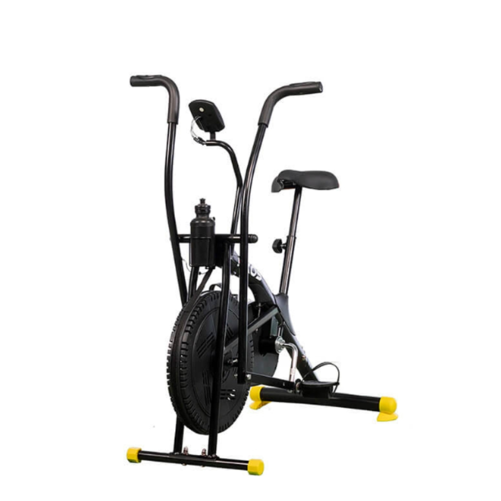 Bicicleta Air Bike Kikos A5, Cardio Residencial, 5 Níveis, Lcd, Até 100kg, Monitor Cardíaco