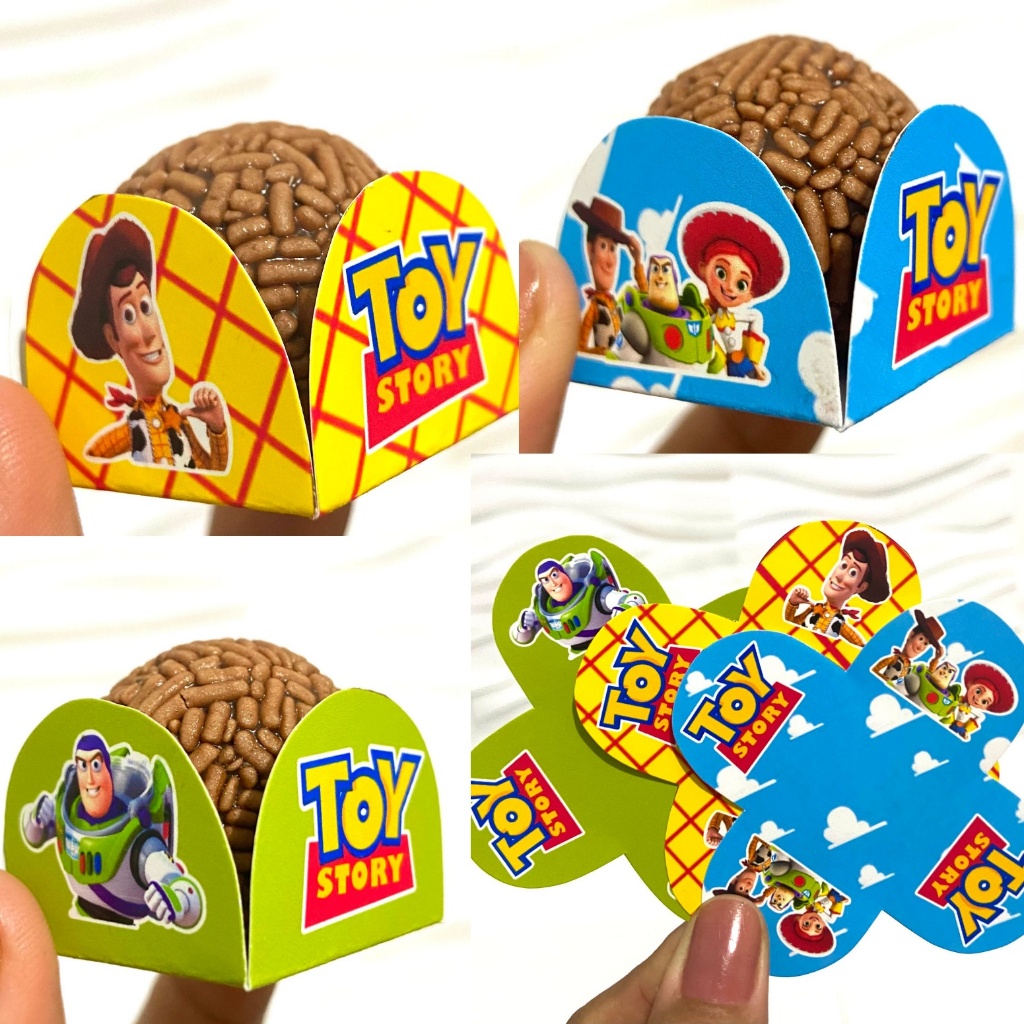 Forminha para Doces Toy Story | Porta Brigadeiro e Beijinho | Personalizado Festa Infantil