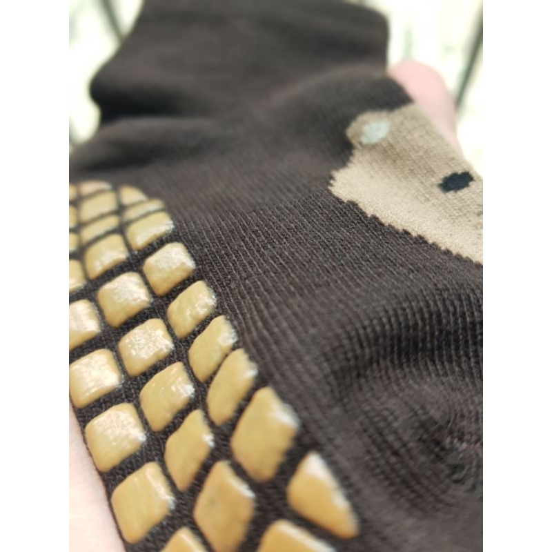6 pares de meias antiderrapante para bebês