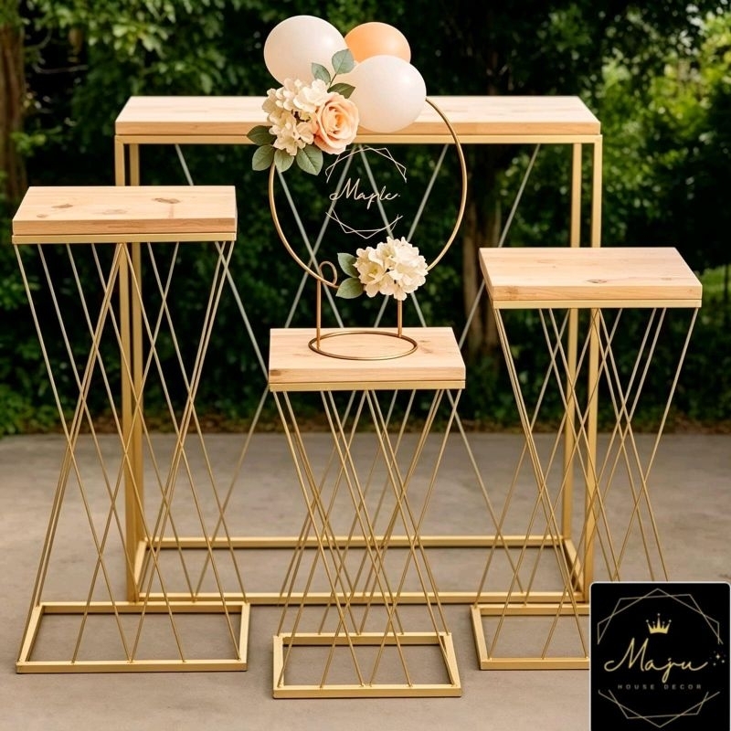 Jogo de Mesa Treliça 4 Peças  Festa