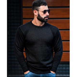 Blusa de frio Masculina  de inverno Sueter Masculino de inverno Cardigan Tricot Blusa De Frio Trico GOLA REDONDA