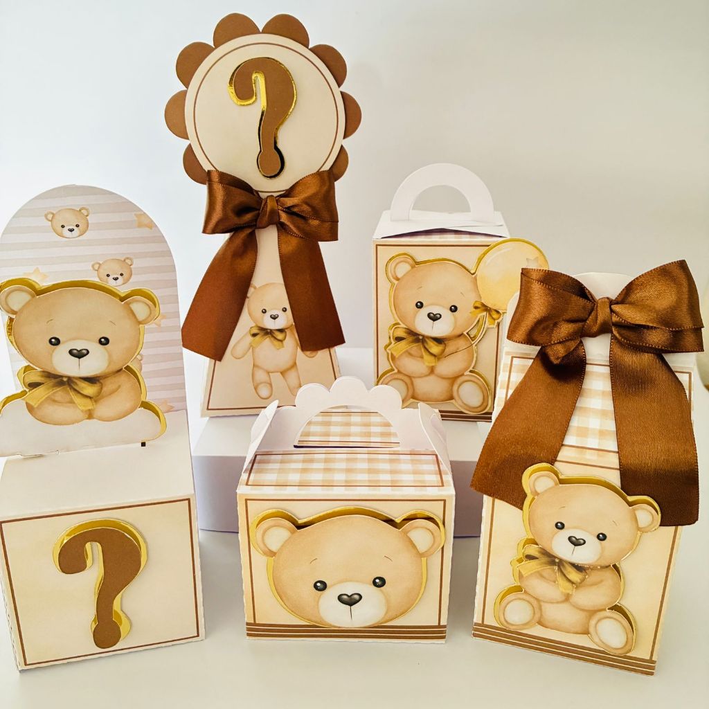 KIT PERSONALIZADO CHÁ REVELAÇÃO | Caixinhas | Lembrancinhas