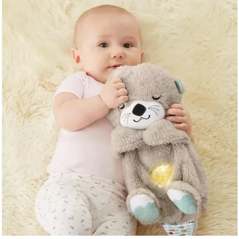 Pelúcia Fofinha Soneca Original Lontra De Dormir Relaxante Ursinho Pelúcia Importada