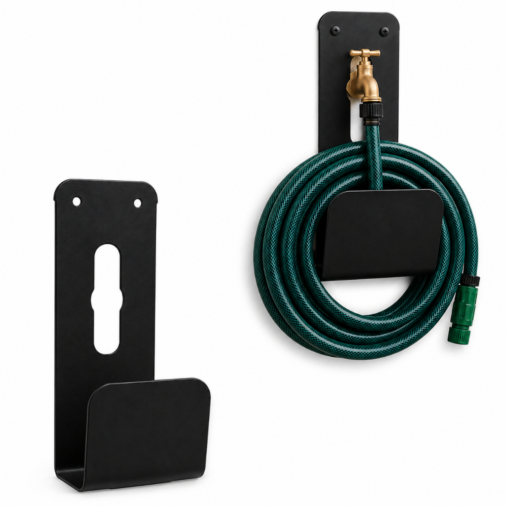 Suporte Para Mangueira De Jardim Móvel Organizador Em Aço