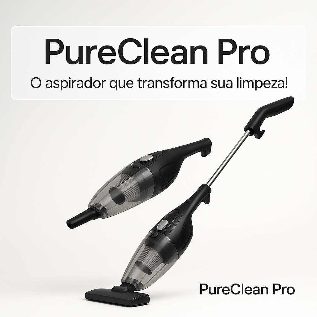 Aspirador de Pó Vertical Portátil 2 em 1 Multifuncional 110V - Casa , Carro e Pelos