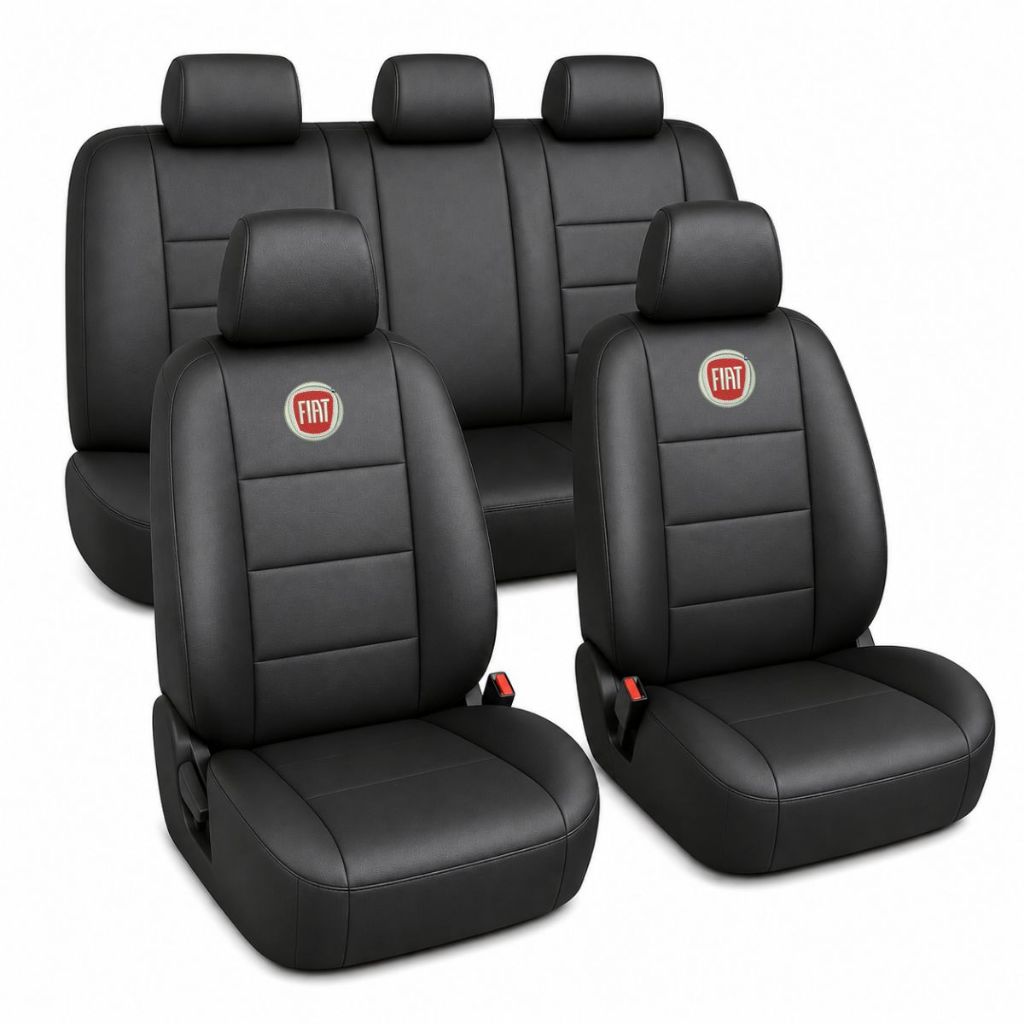Capa Banco Automotivo Carro 100% Couro Fiat Argo Cronos Uno Palio Strada