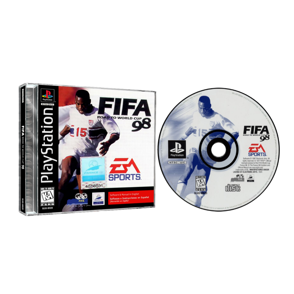 Jogo FIFA Road to World Cup 98  Para PS1 Playstation 1