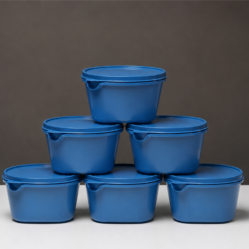 Kit 6 Peças Pote 700ml Cozinha