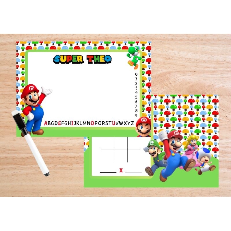 Lembrancinha Lousinha Mágica Personalizada - Todos os Temas - Com canetinha - Kit 10/20/30 unidades
