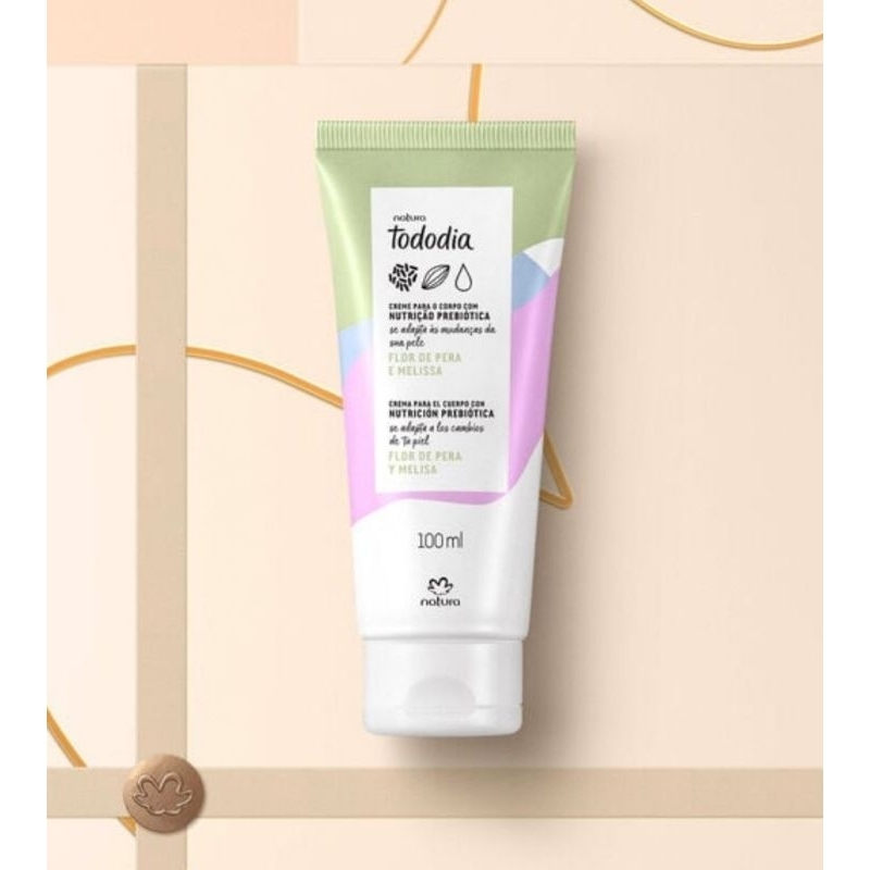 Creme Nutritivo Para O Corpo Tododia Flor De Pera E Melissa