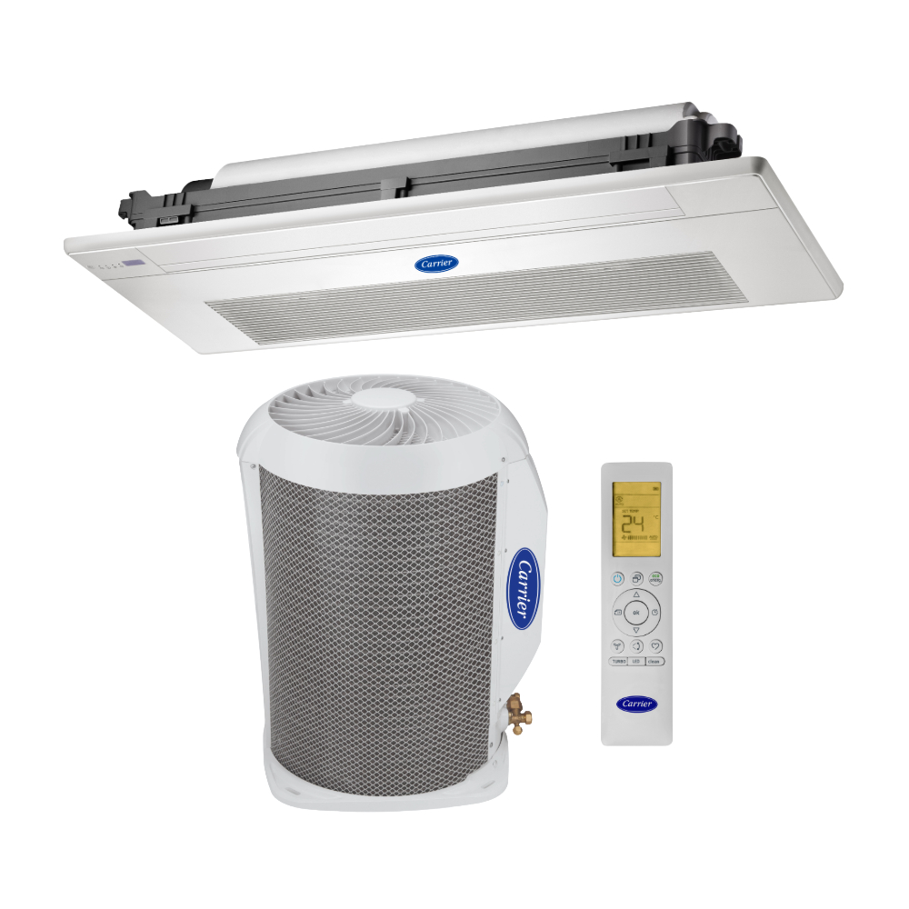 Ar Condicionado 12000 Btus Split Cassete 1 Via Inverter Carrier Quente e Frio 40kvqof12c5 220v