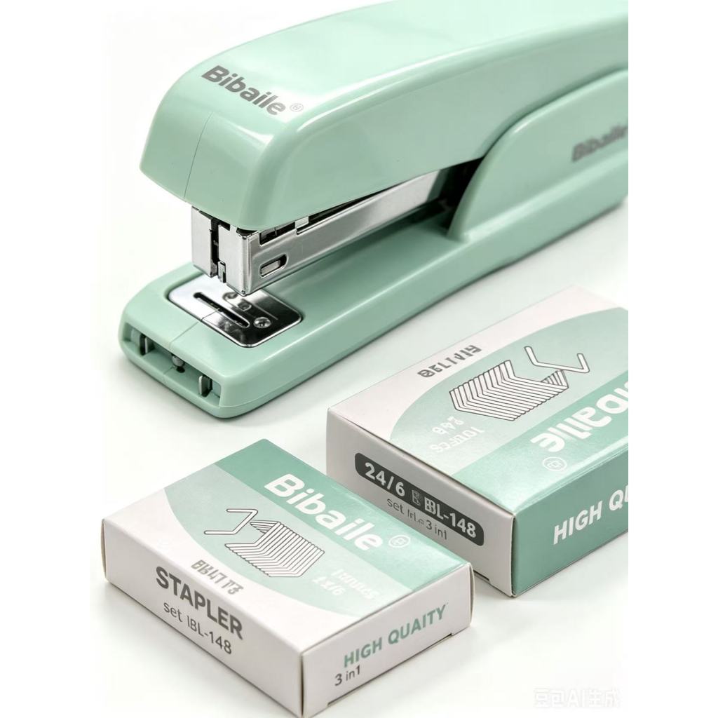 Grampeador profissional 3em1+1000grampos.Ideal para uso em escritórios,residências,estudos e escolas