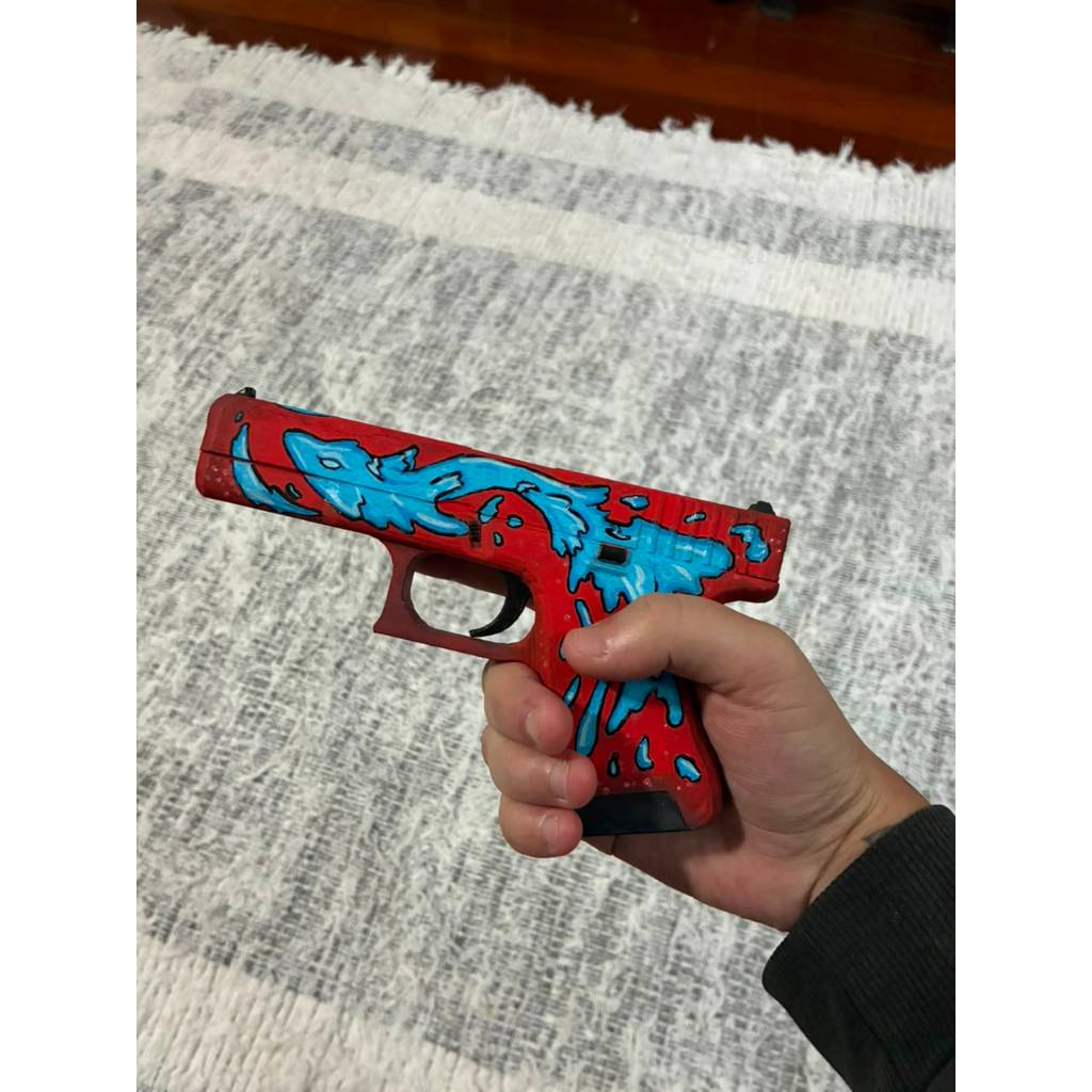 Réplica - Glock Water Elemental CS2 - DECORATIVO