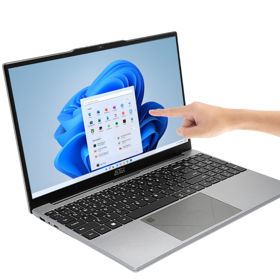 Notebook 15.6" Touch Full HD IPS 16GB RAM 480GB SSD Intel N5095 Windows 11 Pro com Digital