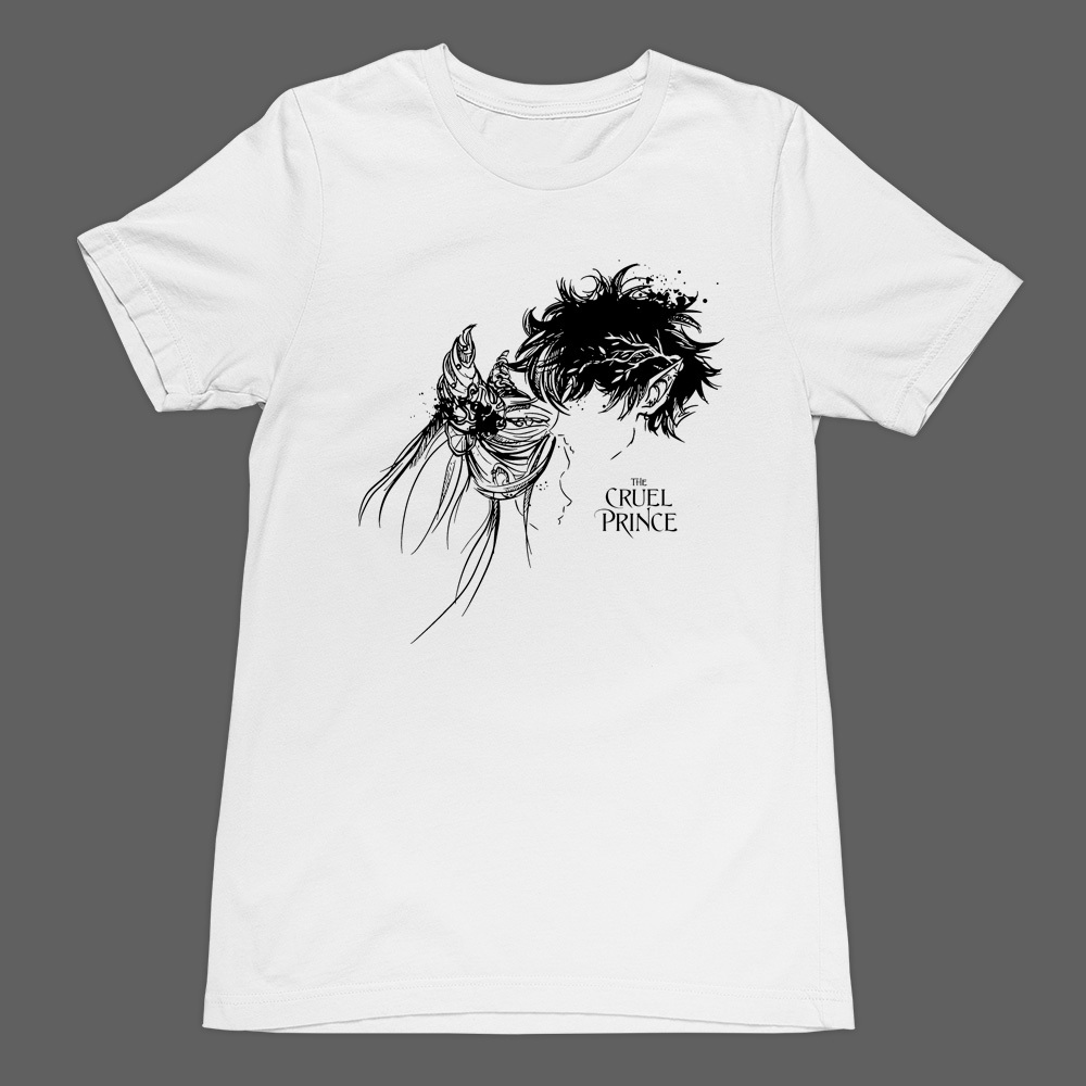 Camiseta Básica T-Shirt O Príncipe Cruel Unissex De Algodão Livros Jude e Cardan