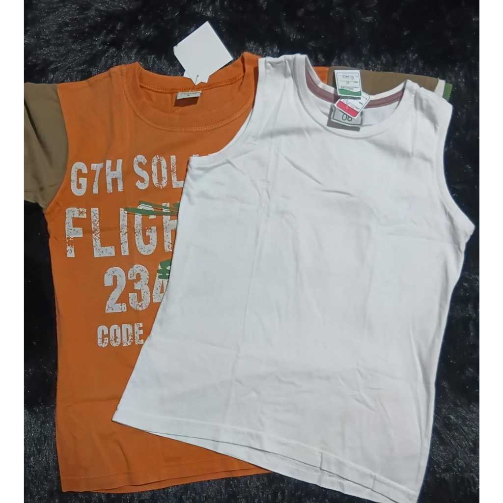 DS 410 - kit 2 camisetas infantil, 100% algodão, tamanho 6 anos