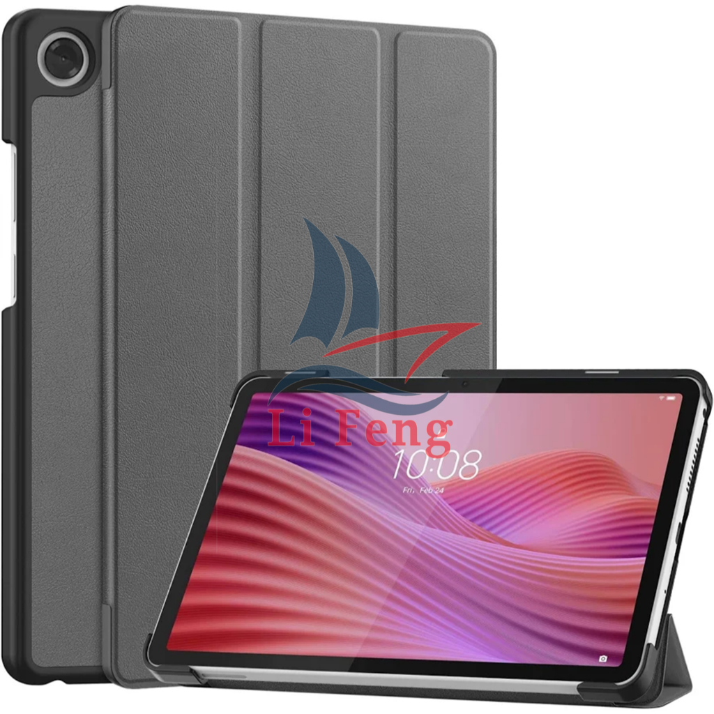 Capa Lenovo Tab One 8.7 Polegadas Smart Cover Couro PU Premium com Suporte Proteção Completa Tablet