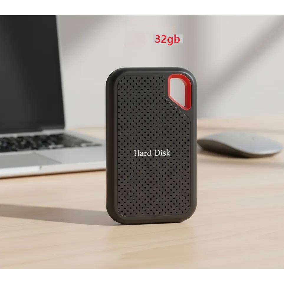 Disco Rígido SSD Uso Externo Alta Velocidade USB 3.1 Tipo C Hard Disk 32gb
