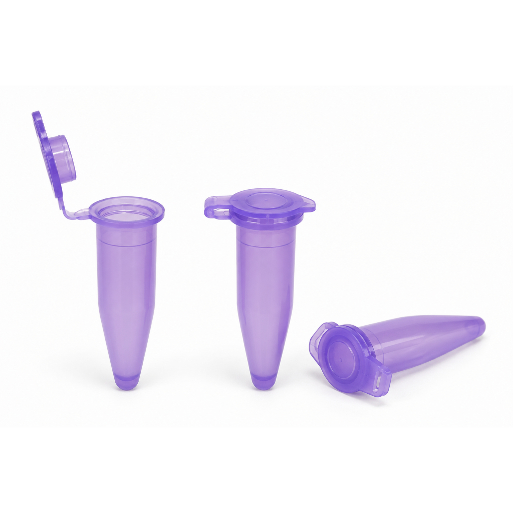 Microtubo 0,9ml Interno E 1,5ml Externo Pct C/1000 - Lilás