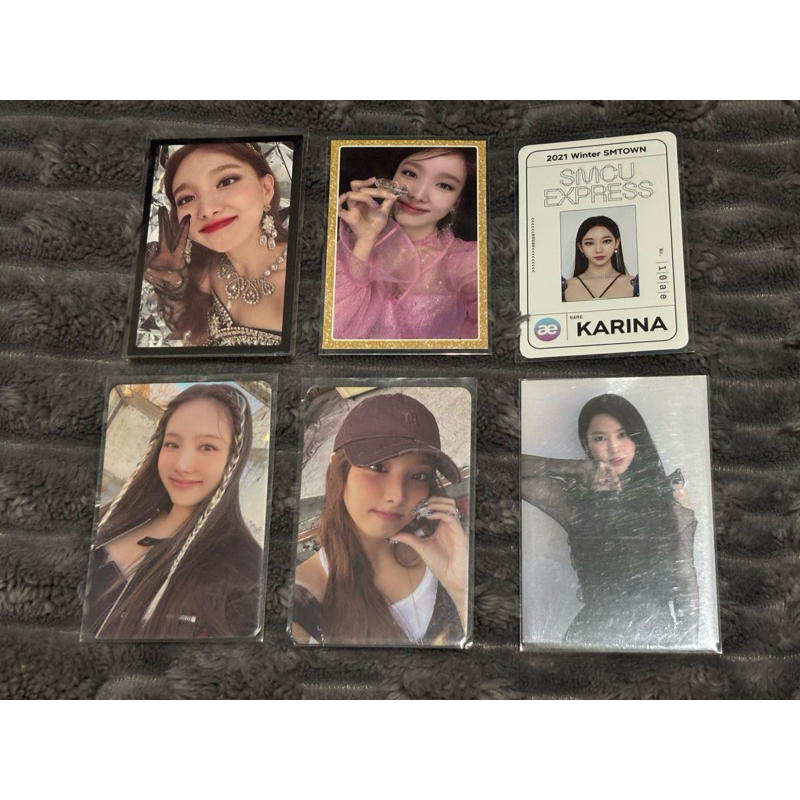 Nayeon Twice, Karina aespa Oh my Girl photocards originais variados