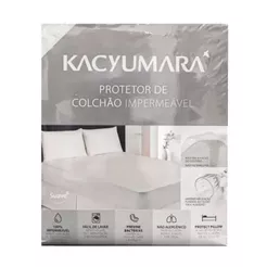 Capa Protetora De Colchão Impermeável Kacyumara 100% Algodão Solteiro Casal Queen King Kacyumara