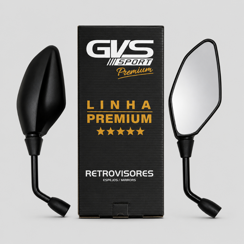 Retrovisor Moto V-strom Convexo Mt 03 Fixo Gvs Original