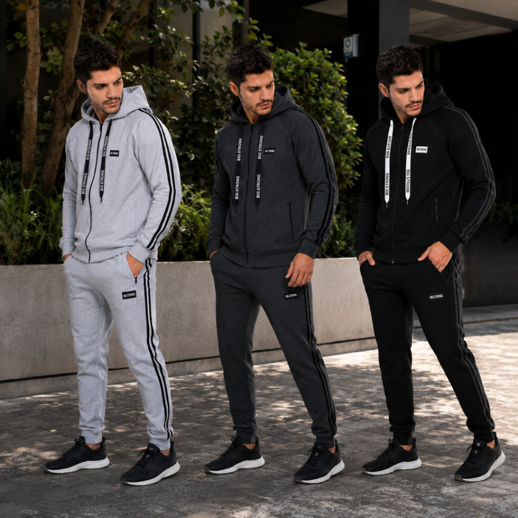 Casaco Moletom Premium Com Zíper Masculino P M G Jaqueta Moletom Casual Confortável Inverno