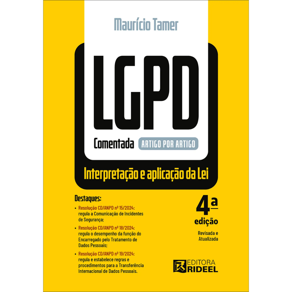 LGPD - Comentada artigo por artigo · foto 2
