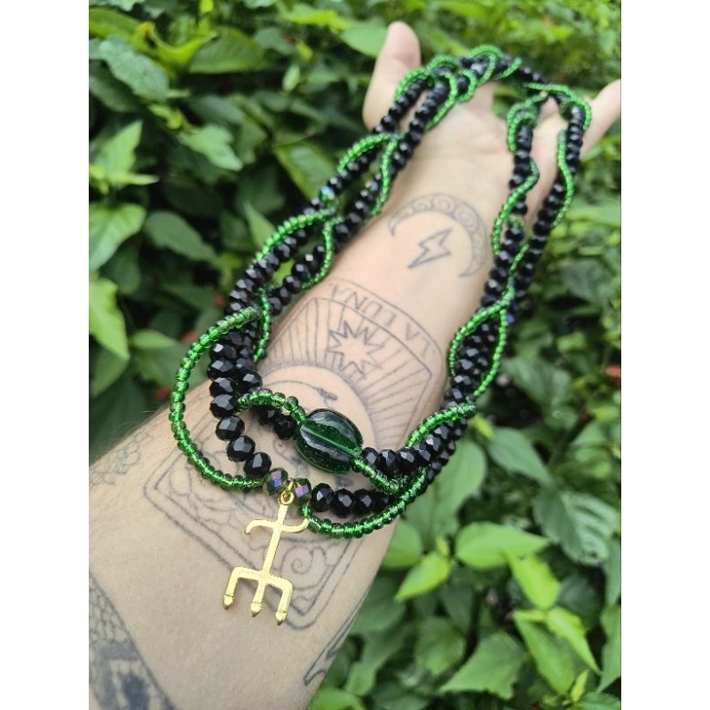 Guia Exu do lodo / marabô / Exu das matas / pomba gira figueira / Exu gato preto / pantera negra Maria Padilha