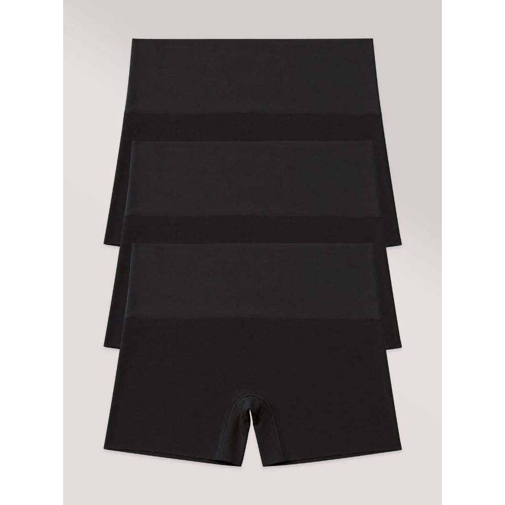 Kit com 3 Calcinhas Boxer Redutora Sem Costura Segunda Pele