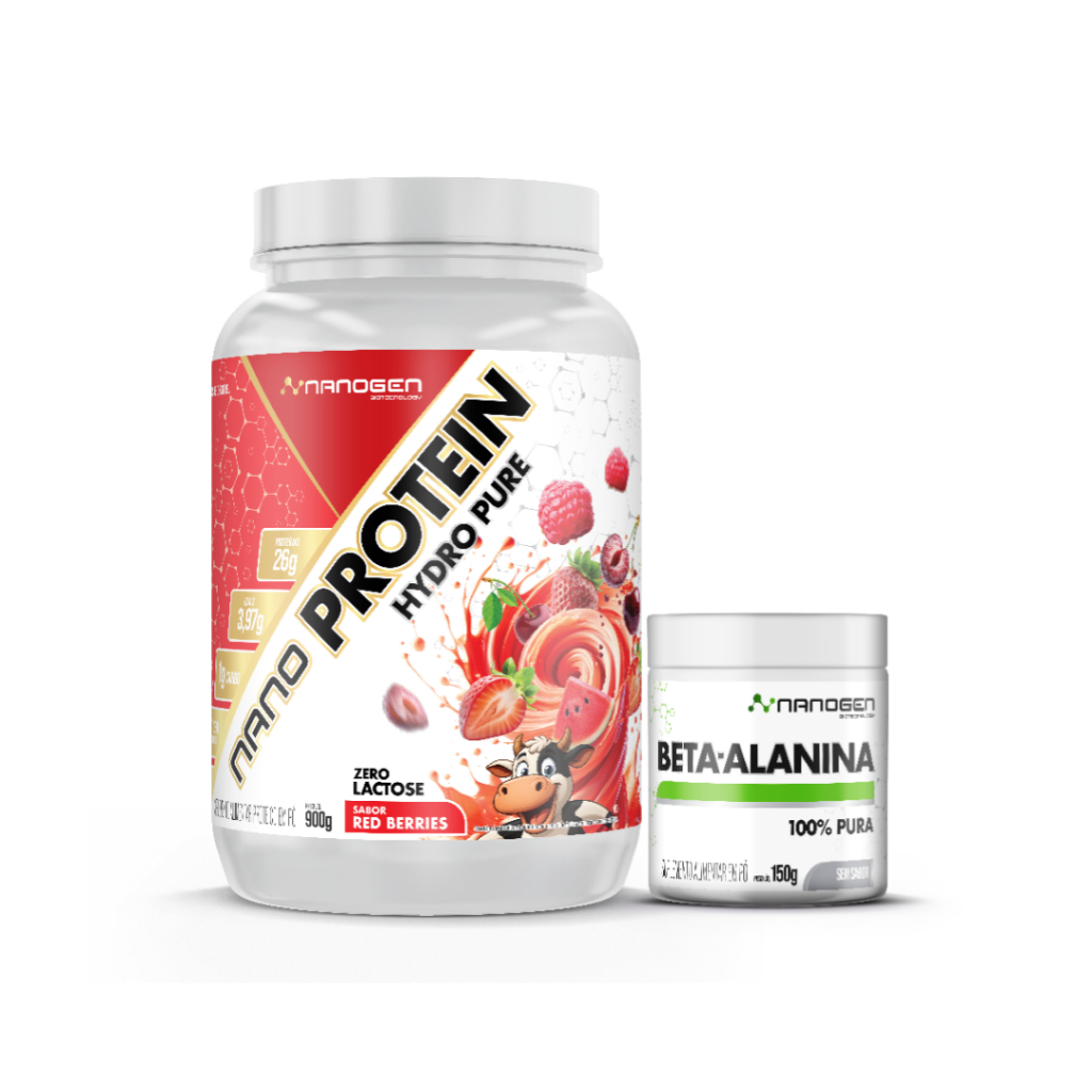Kit Nano Protein Hydro Pure 900g + Beta-alanina 150g