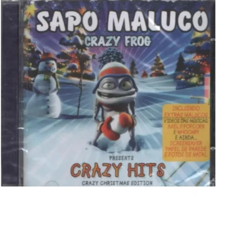 cd sapo maluco  crazy frog presents crazy hits  christmas edition