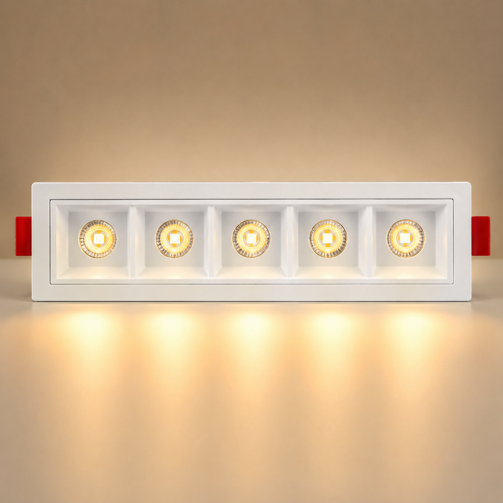 Luminária Spot Led 10w Embutir Focco Light LED Integrado 10W 4000K Branco Fosco Bivolt IP20