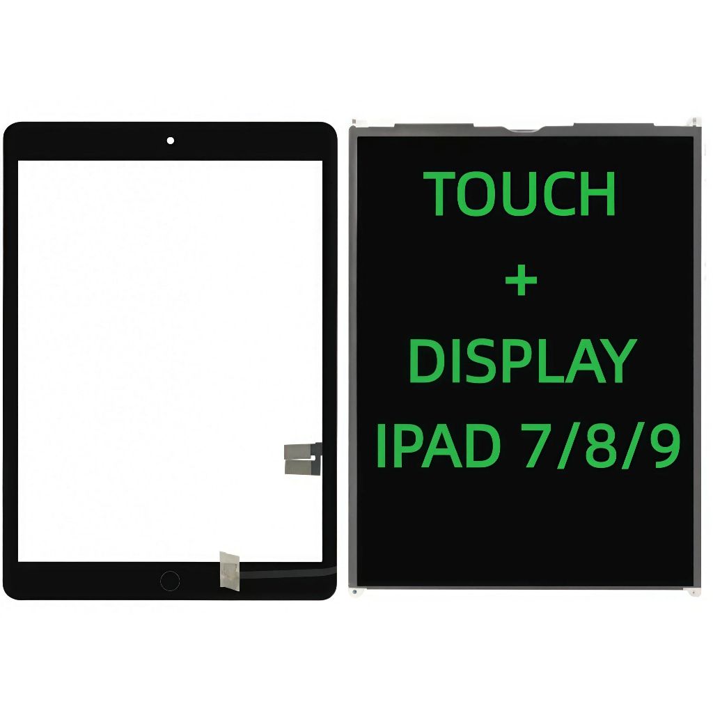 Touch Lcd Display Compatível Com iPad 7 / iPad 8 / iPad 9 A2602 A2604 A2603 A2605 - 10.2 Pol