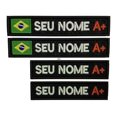PATCH MILITAR BORDADO TÁTICO | Emblema Para Boné Mochila Jaqueta Uniforme identificação Bandeiras BR