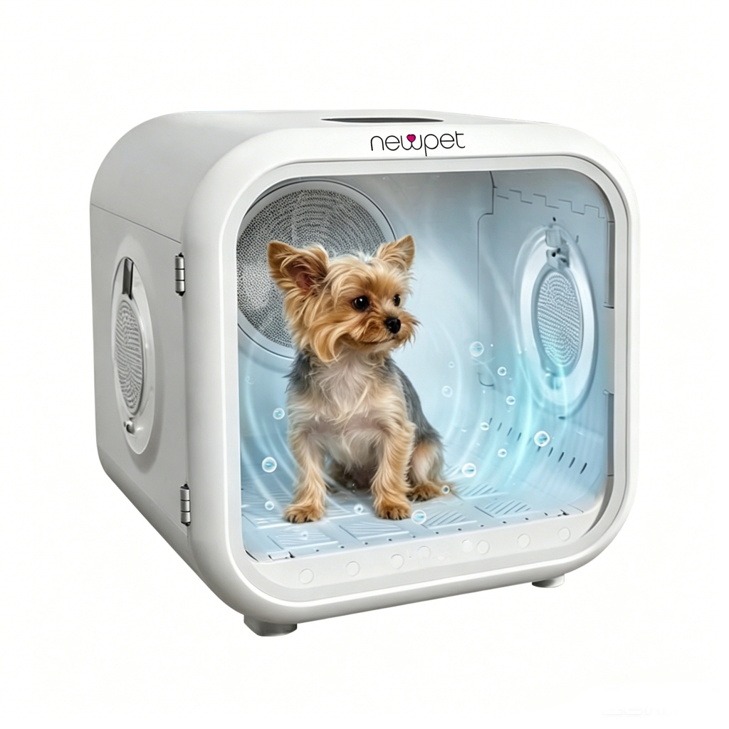 Newpet Caixa De Secagem Automática Ultra Silenciosa Para Cães/gatos